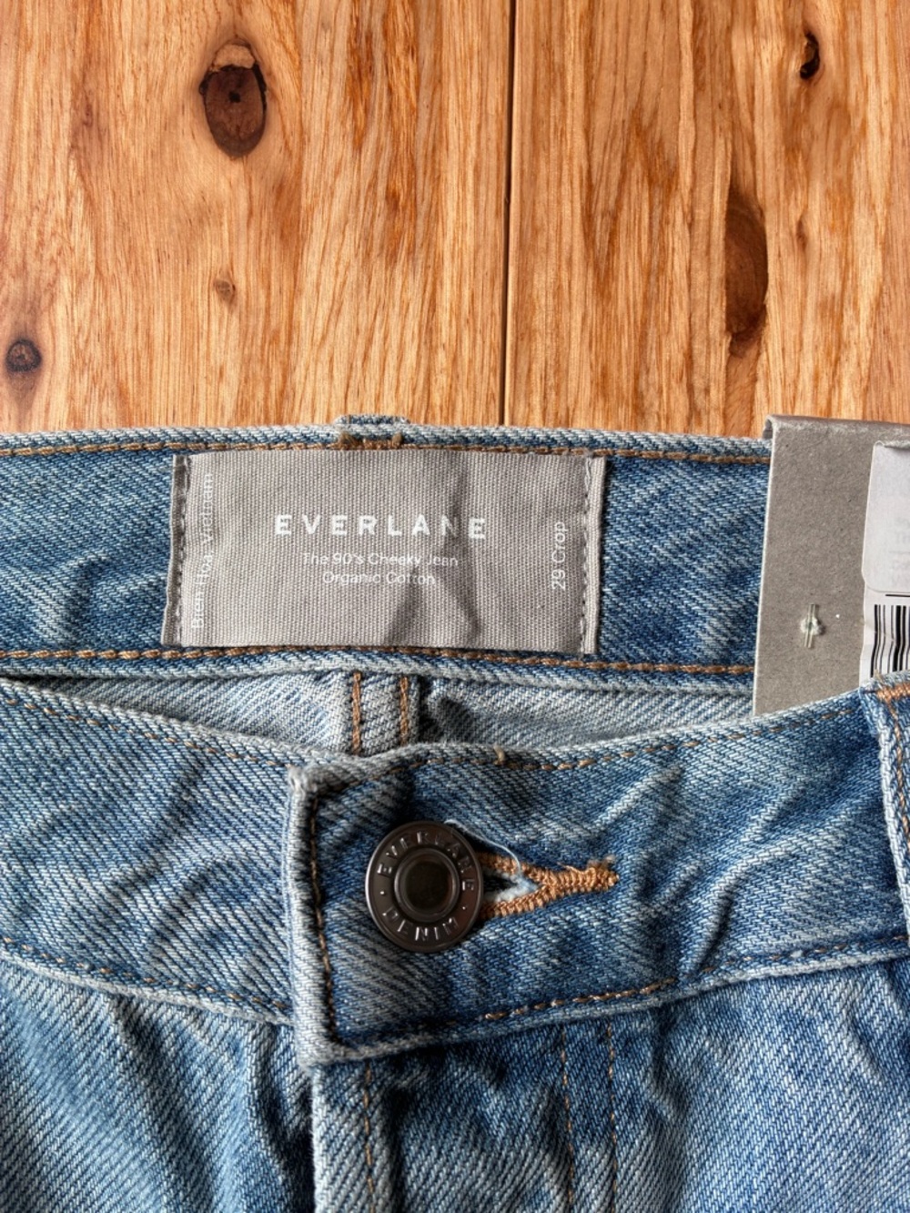 NWT Everlane The 90's Cheeky Jean Light Wash High-Rise Women 29 Ankle - Picture 7 of 9